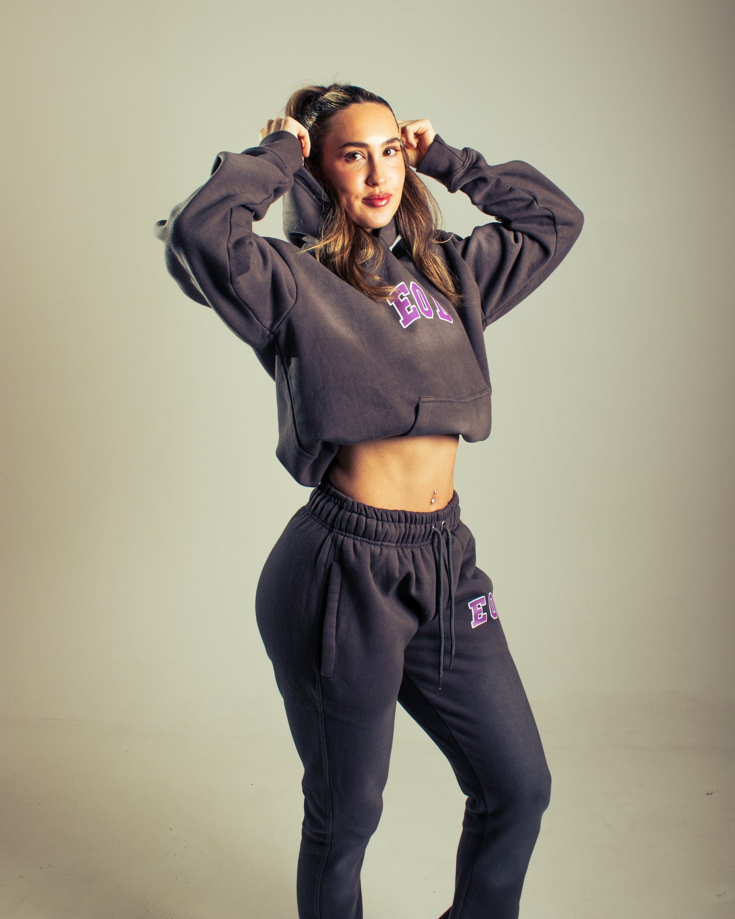 Sorry but I'm Lifting Sweatpants Purple