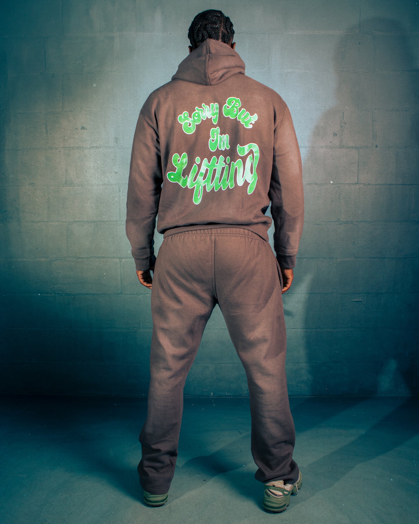 Sorry but I'm Lifting Hoodie Green