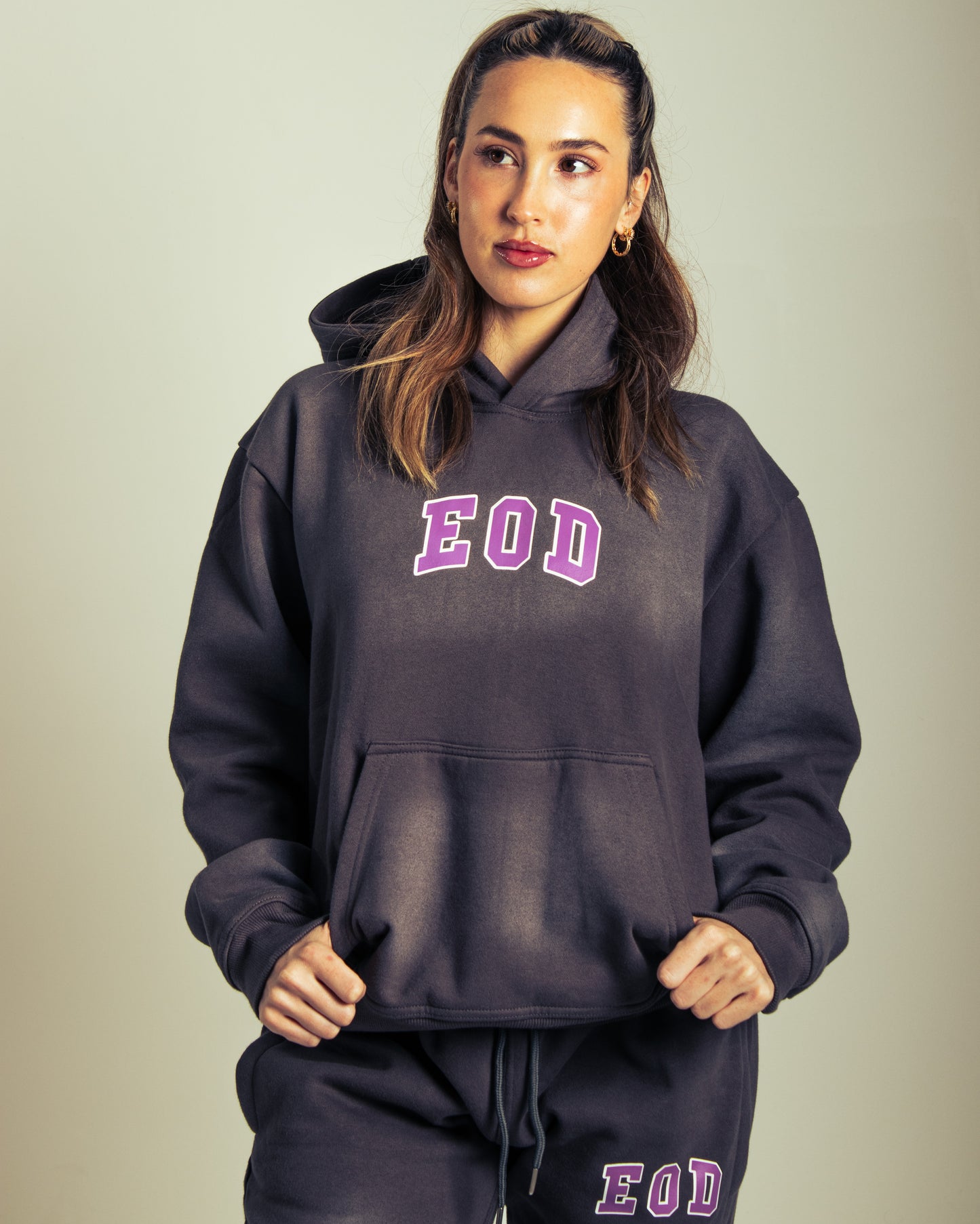 Sorry but I'm Lifting Hoodie Purple