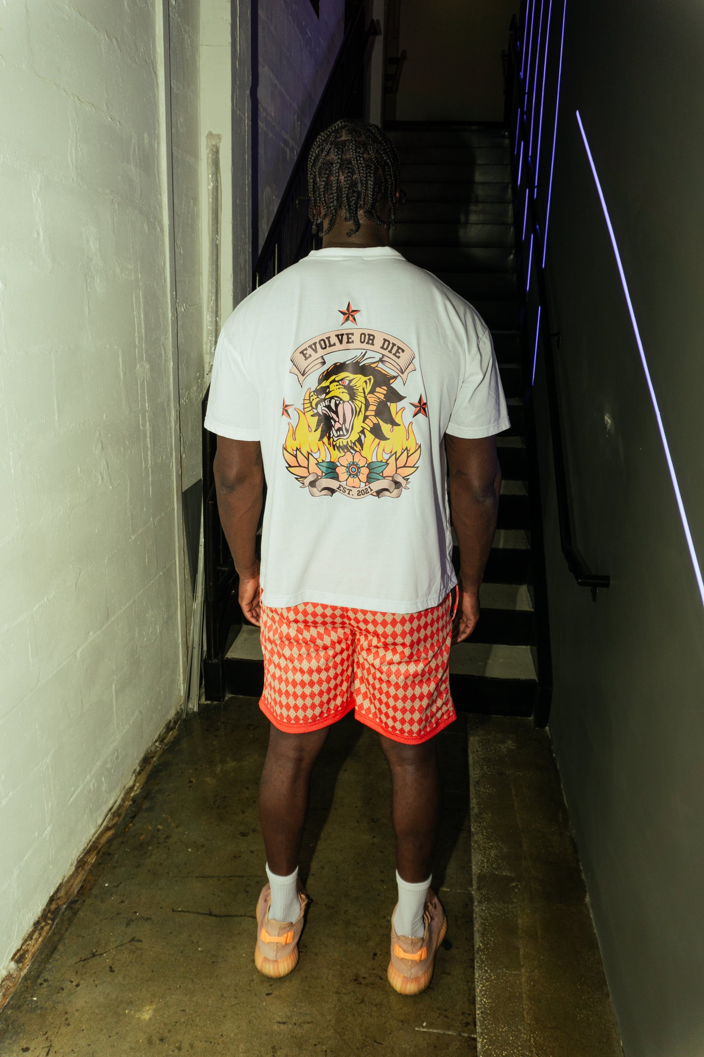 Evove or Die Diamond Sage Mesh Shorts