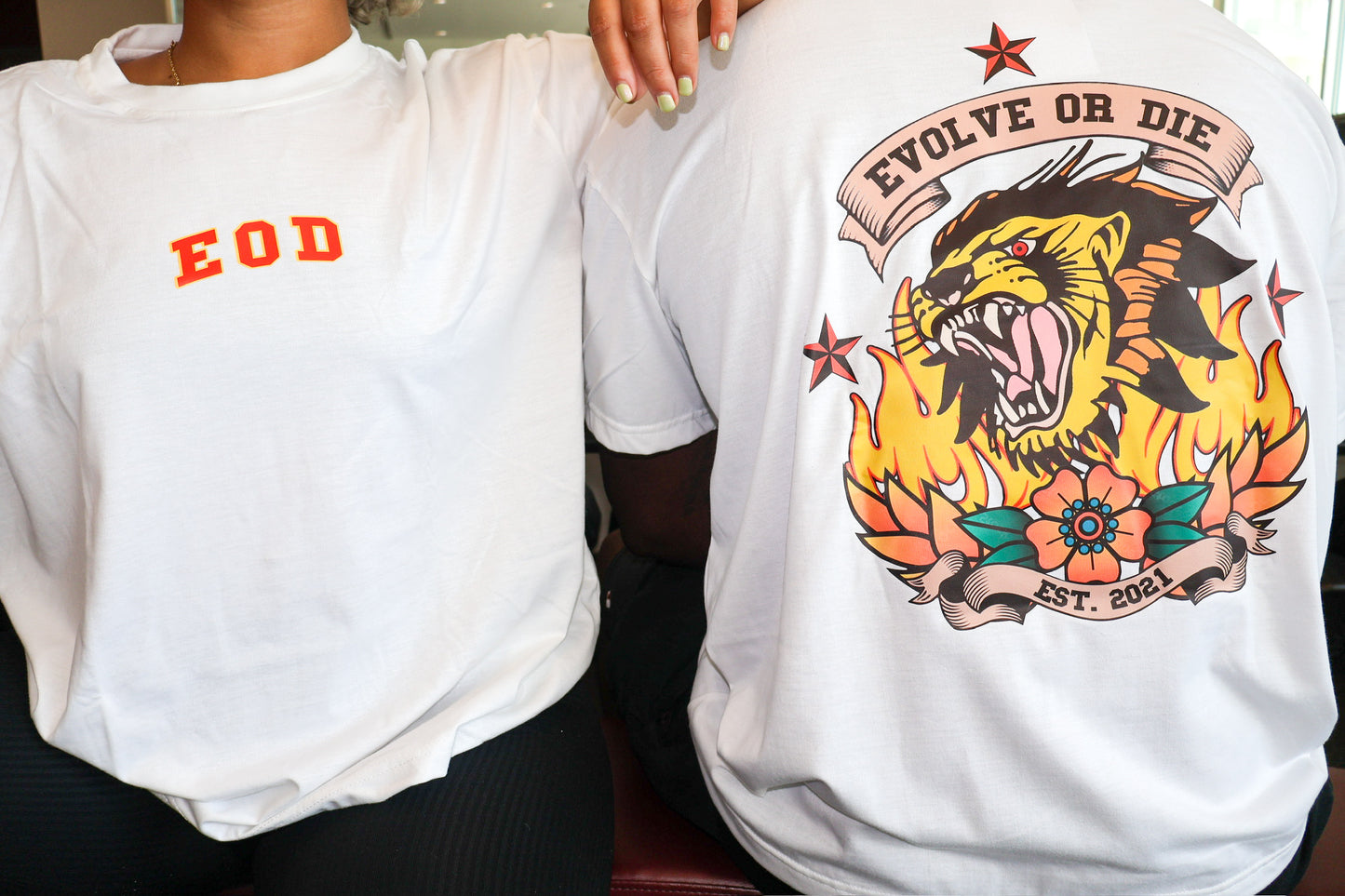 Evolve or Die "Legacy" Oversized Graphic Design Tee