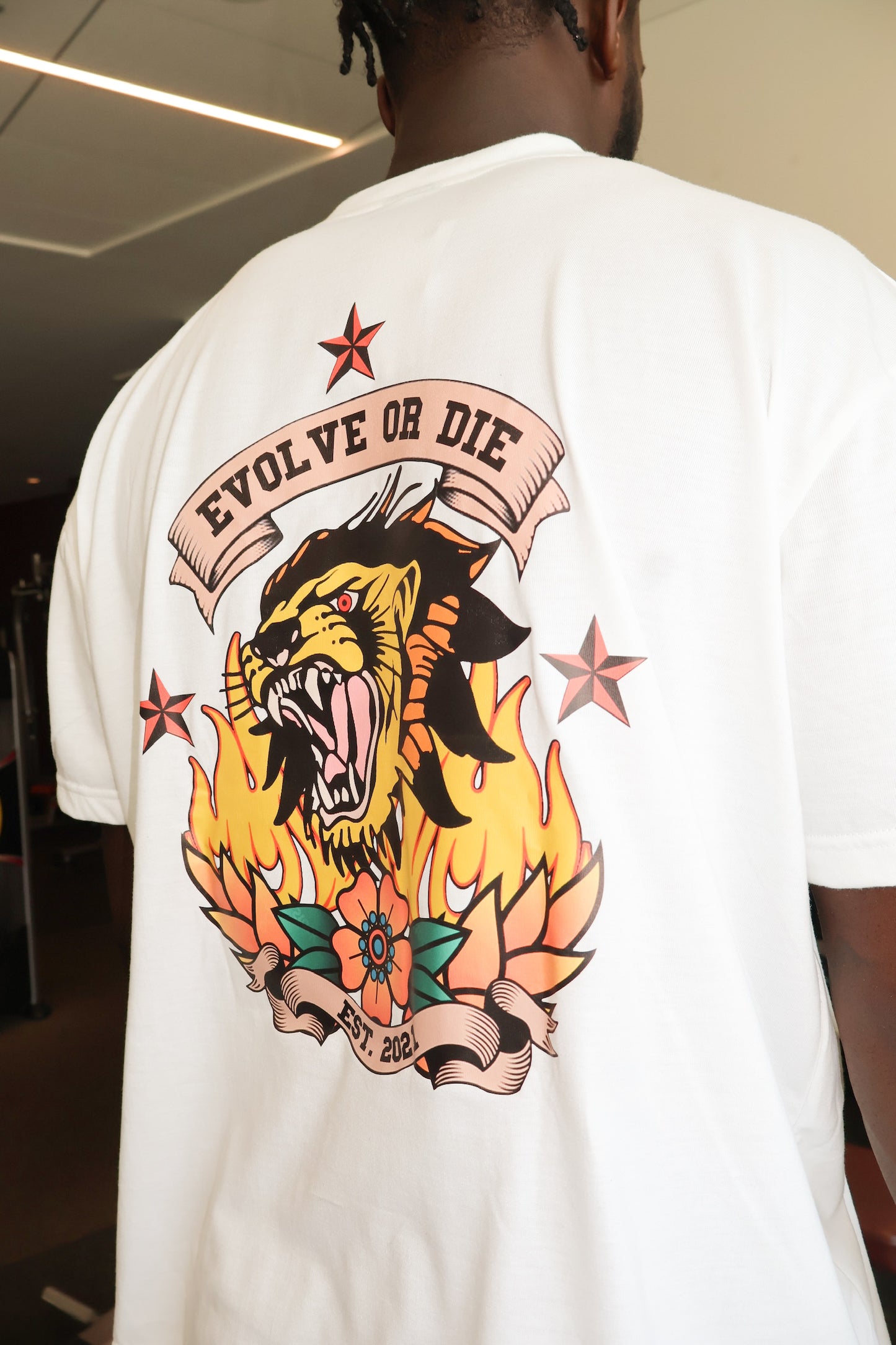 Evolve or Die "Legacy"  Oversized Graphic Design Tee